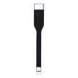 Techly ICOC USBC-RJ45 networking cable Black 0.144 m