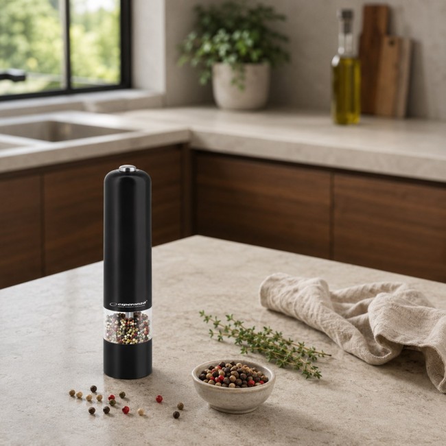 Esperanza EKP001K Black pepper mill
