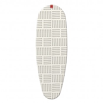 White Rayen Striped Ironing Board Cover - 127 x 51 cm