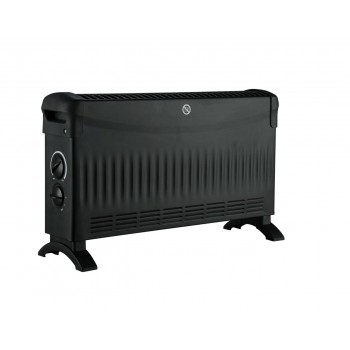 VOLTENO BASIC CONVECTOR 2000W WITH SUPPLY 750W/1250W/2000W. BLACK