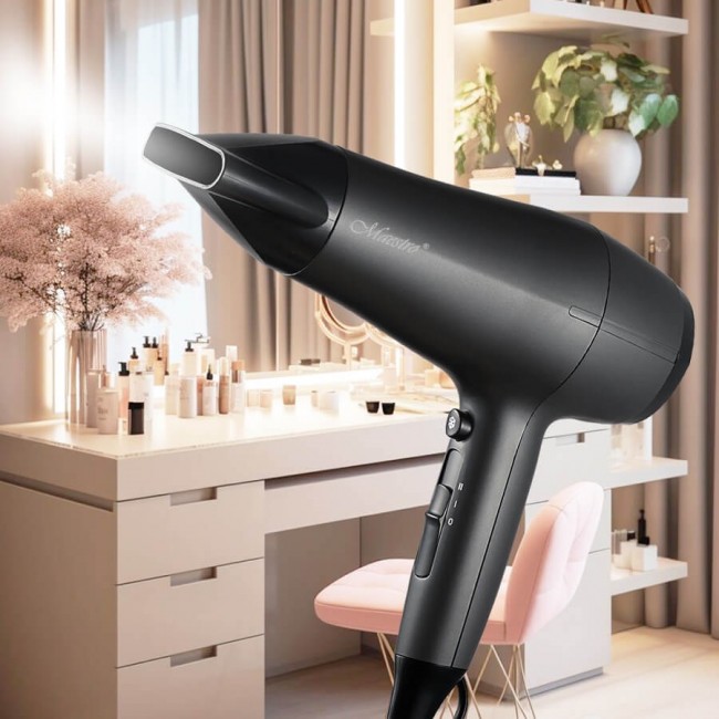 Hair dryer MAESTRO MR-217 2200 W Black, Graphite Hair dryer MAESTRO MR-217 2200 W Black, Graphite