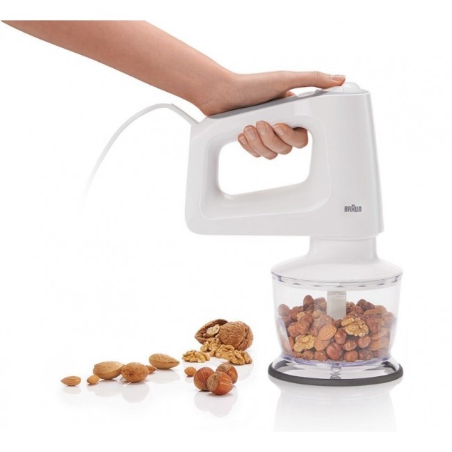 Braun HM 3135 WH Hand mixer 500 W Grey, White Braun HM 3135 WH Hand mixer 500 W Grey, White