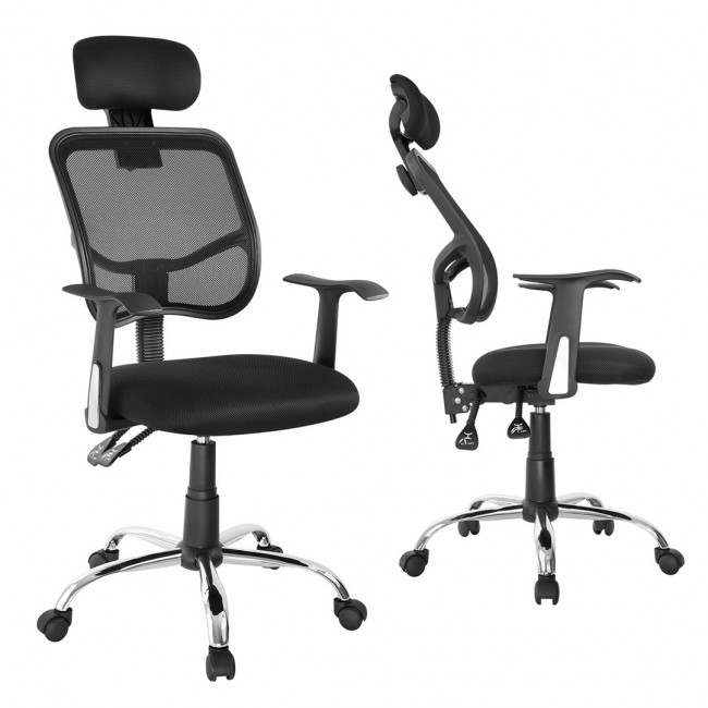 Mesh ergonomic office chair Ergo Office, with high back, adjustable headrest, max 150kg, ER-413 Mesh ergonomic office chair Ergo Office, with high back, adjustable headrest, max 150kg, ER-413
