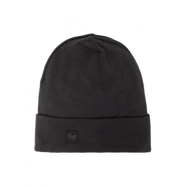 Buff Heavyweight Merino Wool Hat Loose Winter Cap - Black Buff Heavyweight Merino Wool Hat Loose Winter Cap - Black