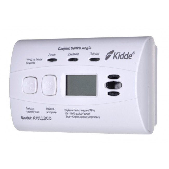 K10LLDCO KIDDE CARBON MONOXIDE AND CARBON MONOXIDE DETECTOR