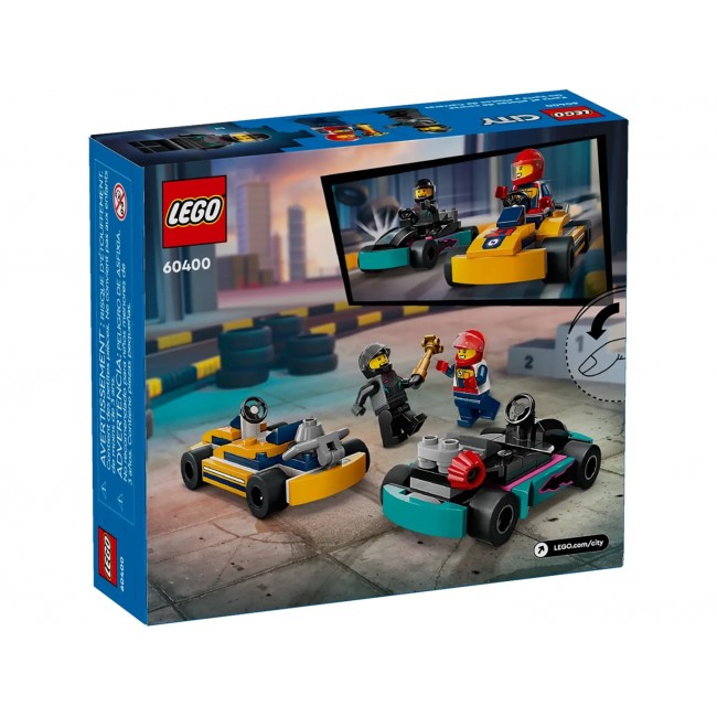 LEGO CITY 60400 GO-KARTS AND RACE DRIVERS LEGO CITY 60400 GO-KARTS AND RACE DRIVERS