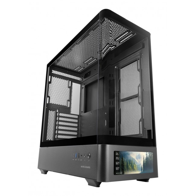 Mars Gaming MCLCDPRO computer case Midi Tower Black Mars Gaming MCLCDPRO computer case Midi Tower Black