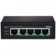 Trendnet TI-PE50 network switch Unmanaged Fast Ethernet (10/100) Power over Ethernet (PoE) Black Trendnet TI-PE50 network switch Unmanaged Fast Ethernet (10/100) Power over Ethernet (PoE) Black