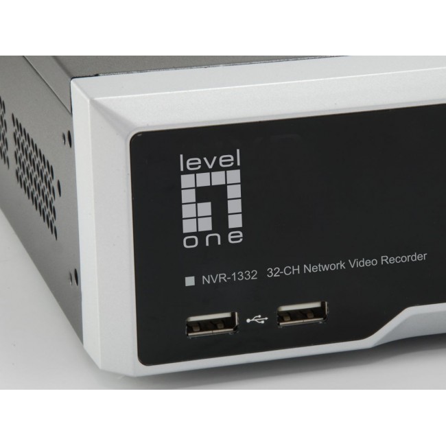 LevelOne NVR-1332 4-Bay Network Video recoder, H265