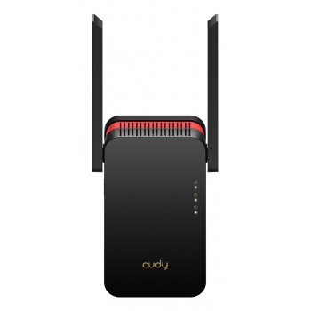 Cudy RE3000 network extender Network repeater Black, Red 10, 100, 1000 Mbit/s