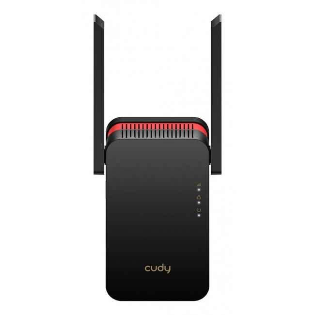 Cudy RE3000 network extender Network repeater Black, Red 10, 100, 1000 Mbit/s