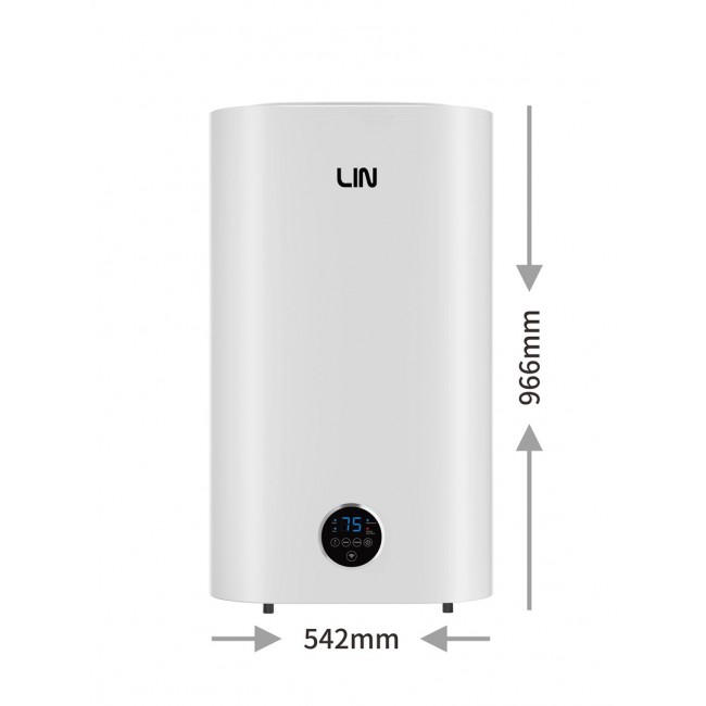 LIN LIFVD1SMWH 80L UNIVERSAL white electric water heater with WiFi