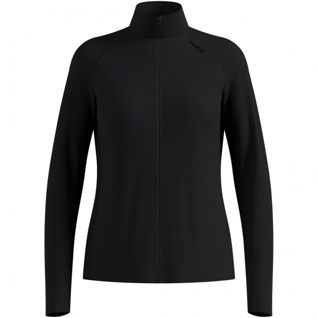 Bluza rozpinana damska Odlo ESSENTIAL WARM FULL ZIP Mid layer full zip czarna S