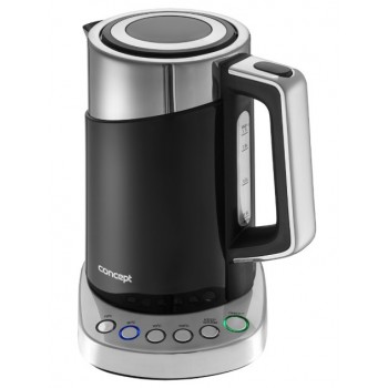 Concept RK3171 electric kettle 1.7 L 2200 W Black, Metallic