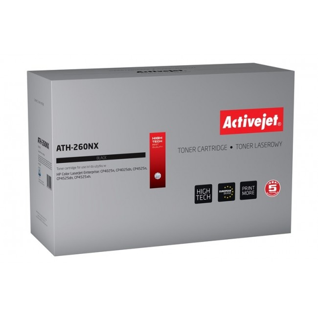 Activejet ATH-260NX toner (replacement for HP CE260X Supreme 17000 pages black) Activejet ATH-260NX toner (replacement for HP CE260X Supreme 17000 pages black)