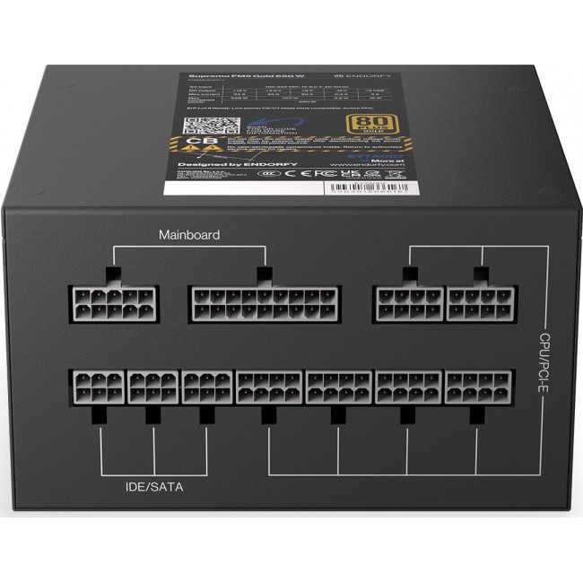 Power supply Endorfy Supremo FM5 Gold 650W (EY7A007) Power supply Endorfy Supremo FM5 Gold 650W (EY7A007)
