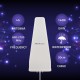 Qoltec 57043 4G LTE DUAL antenna | 14dBi | omnidirectional | outdoor Qoltec 57043 4G LTE DUAL antenna | 14dBi | omnidirectional | outdoor
