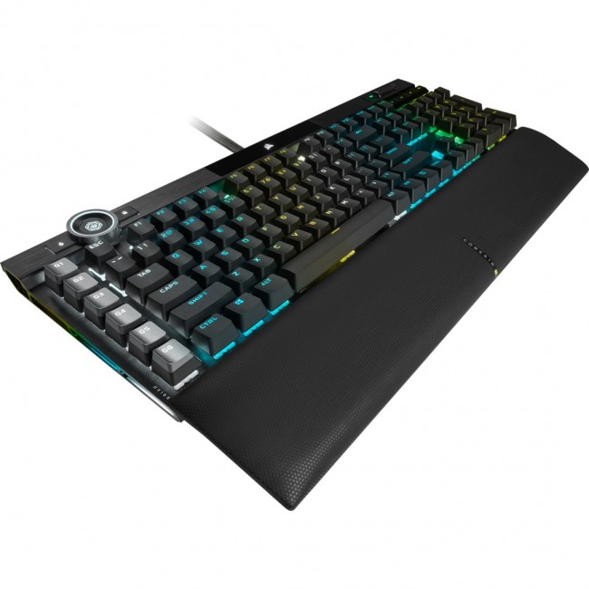 Corsair K100 RGB Gaming Keyboard, Corsair OPX, RGB LED - Black Corsair K100 RGB Gaming Keyboard, Corsair OPX, RGB LED - Black