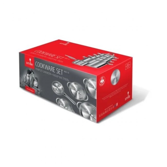 Smile 10-piece cookware set MGK-10