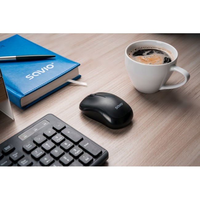 Savio KB-02 keyboard Home/Office USB QWERTY Black Savio KB-02 keyboard Home/Office USB QWERTY Black