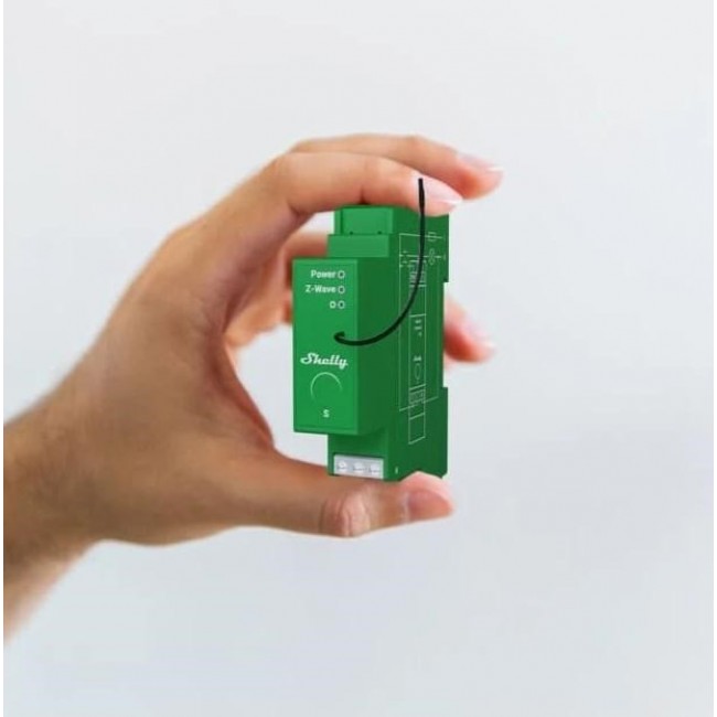 Shelly Wave Pro Dimmer 1PM - DIN rail mounted intelligent light dimmer Shelly Wave Pro Dimmer 1PM - DIN rail mounted intelligent light dimmer