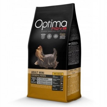 OPTIMANOVA Adult Mini Chicken & Potato - dry dog food - 2kg