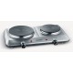 Severin DK 1014 hob Stainless steel Countertop 45.5 cm Sealed plate 2 zone(s)