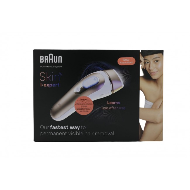 Braun Silk-expert Pro PL7249 light hair remover Intense pulsed light (IPL) Gold, White