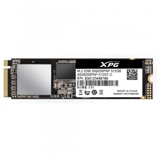 XPG SX8200 Pro M.2 512 GB PCI Express 3.0 3D TLC NVMe XPG SX8200 Pro M.2 512 GB PCI Express 3.0 3D TLC NVMe
