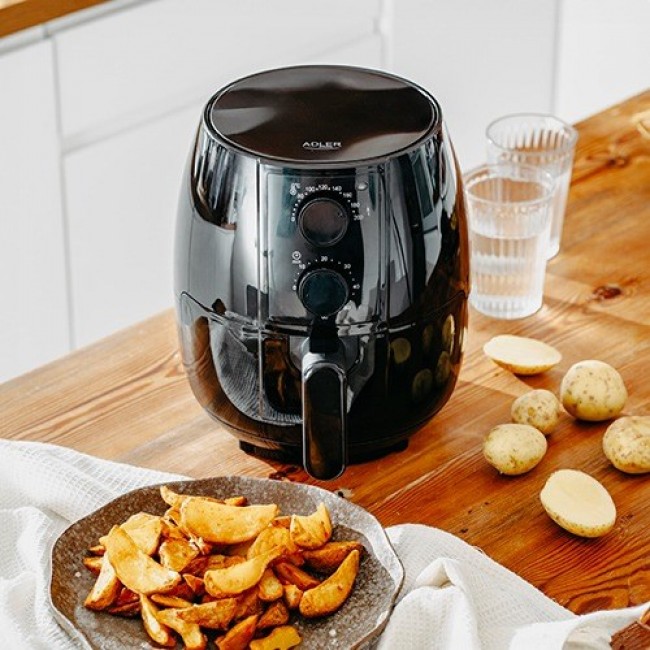 Adler AD 6312 fryer Single 2.5 L Stand-alone 1600 W Hot air fryer Black