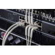 Digitus CAT 6A F-FTP bendable patch cord, copper, 0.5 m, gray, 10 pieces