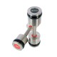 Chrome dumbbells 2x9 kg silicone elements HMS Premium HH09