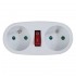 Esperanza ELK306W Electrical splitter 2 GN. White