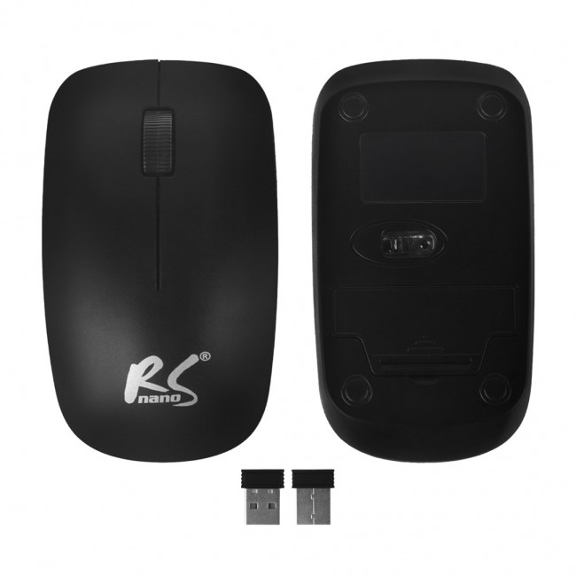 NanoRS Wireless Keyboard and Mouse Combo with Ergonomic Design RS580 for Smooth and Efficient Use NanoRS Wireless Keyboard and Mouse Combo with Ergonomic Design RS580 for Smooth and Efficient Use