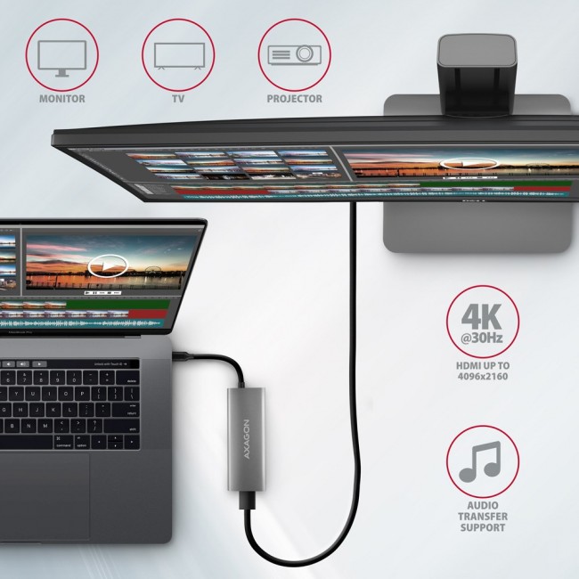 Axagon HMC-5G21 USB-C 10Gbps SPEEDSTER 5in1 hub Axagon HMC-5G21 USB-C 10Gbps SPEEDSTER 5in1 hub