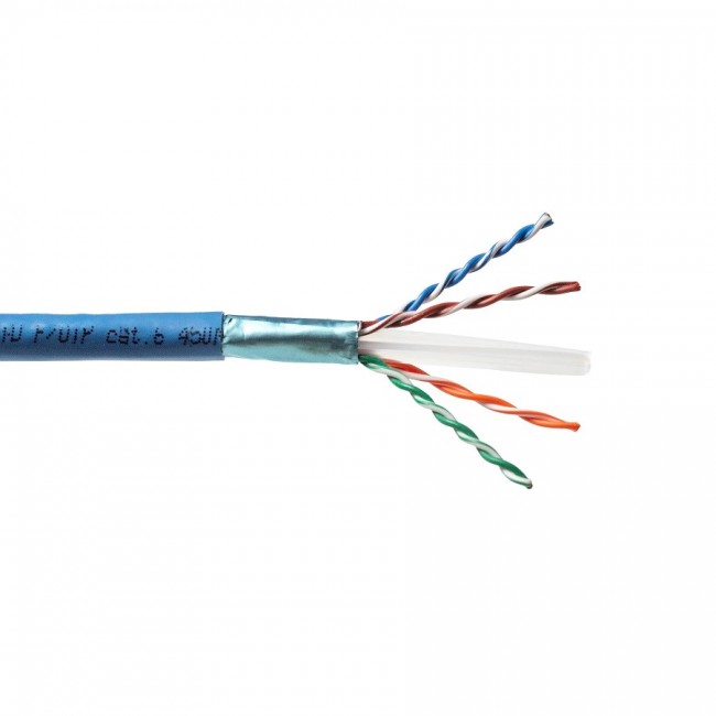 Emitter Net FTP (F/UTP) Cat.6 450MHz Cable, 4x2x23AWG Wire, PVC Emitter Net FTP (F/UTP) Cat.6 450MHz Cable, 4x2x23AWG Wire, PVC