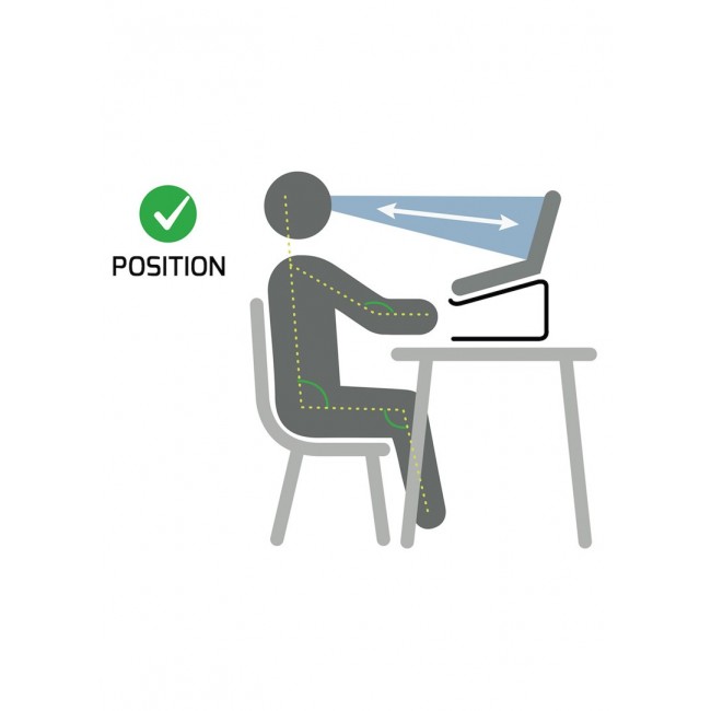 Port Designs 901103 laptop stand Aluminium, Black 39.6 cm (15.6 Port Designs 901103 laptop stand Aluminium, Black 39.6 cm (15.6