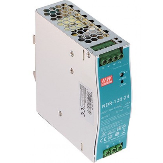 Switching Power Supply NDR-120-24 Mean Well Switching Power Supply NDR-120-24 Mean Well