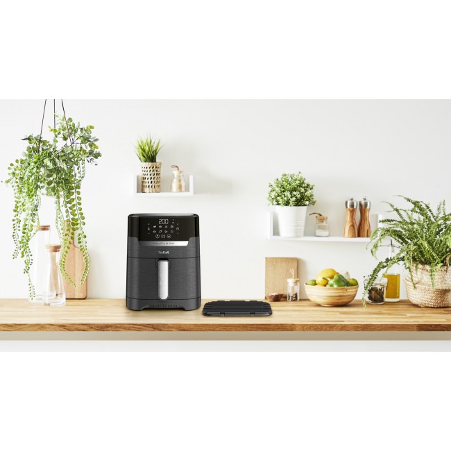 Tefal Easy Fry & Grill EY5058 Single 4.2 L Stand-alone 1550 W Hot air fryer Black Tefal Easy Fry & Grill EY5058 Single 4.2 L Stand-alone 1550 W Hot air fryer Black