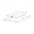 Ceramic hob AKPO PKA 30 830/2 white