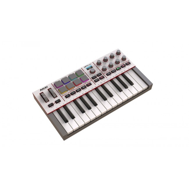 AKAI MPK Mini MK4 - MIDI controller / control keypad, white AKAI MPK Mini MK4 - MIDI controller / control keypad, white