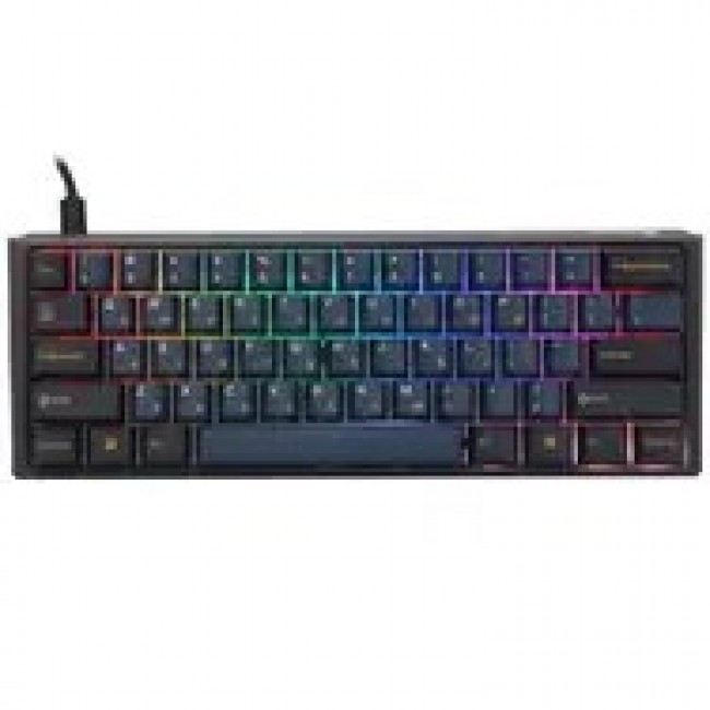 Ducky One 3 Pro Mini Nazca Line Gaming Keyboard, mechanical, 8,000 Hz, Hot Swap, RGB - Cherry MX2A Blue, ANSI (US)