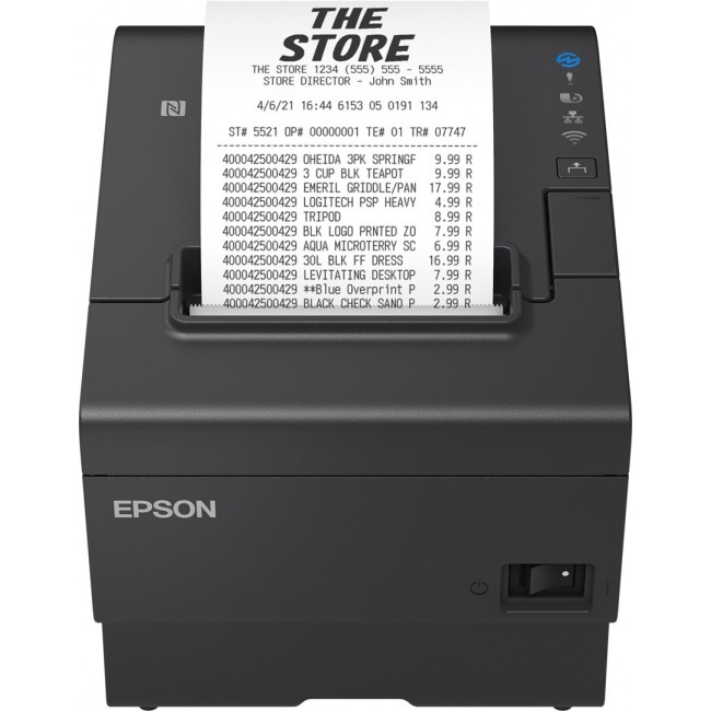 Epson TM-T88VII (112): USB, Eth, Serial, PS, Buzz, Black