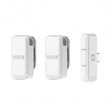 R DE Wireless Micro - 2-channel digital wireless system, USB-C, white