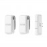 R DE Wireless Micro - 2-channel digital wireless system, USB-C, white