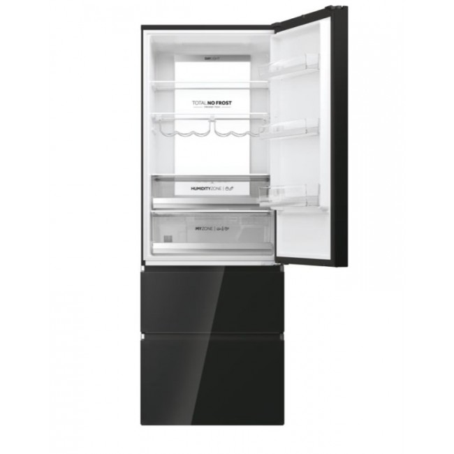 Multidoor refrigerator Haier HTW7720DNGB (black)