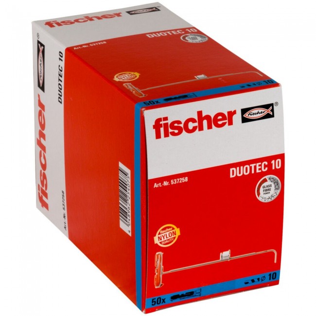 Fischer 537258 screw anchor / wall plug 50 pc(s) Screw & wall plug kit 50 mm