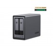 Ugreen NASync DXP2800 NAS System 2-Bay Compact Intel N N100 8 GB DDR5 0 TB UGOS Pro Black