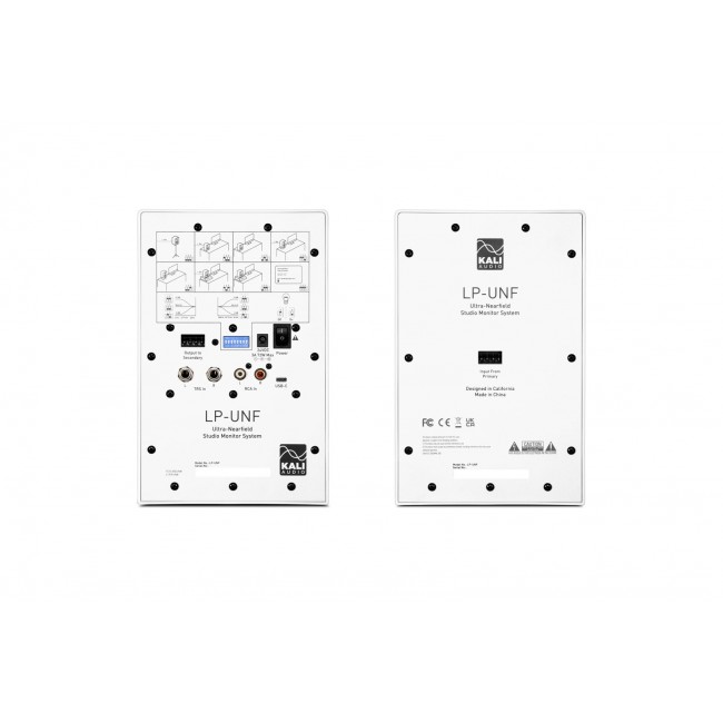 Kali Audio LP-UNF-WH - a pair of Bluetooth monitor speakers (white)