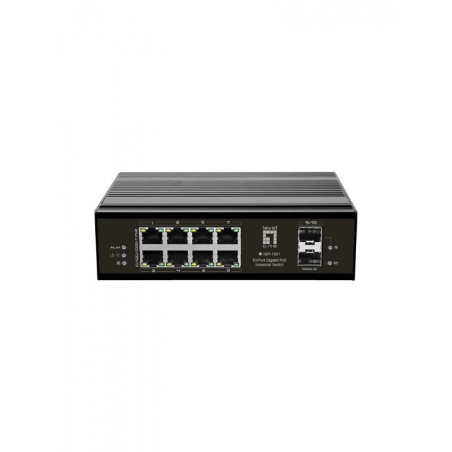 LevelOne IGP-1031 network switch Gigabit Ethernet (10/100/1000) Power over Ethernet (PoE) Black